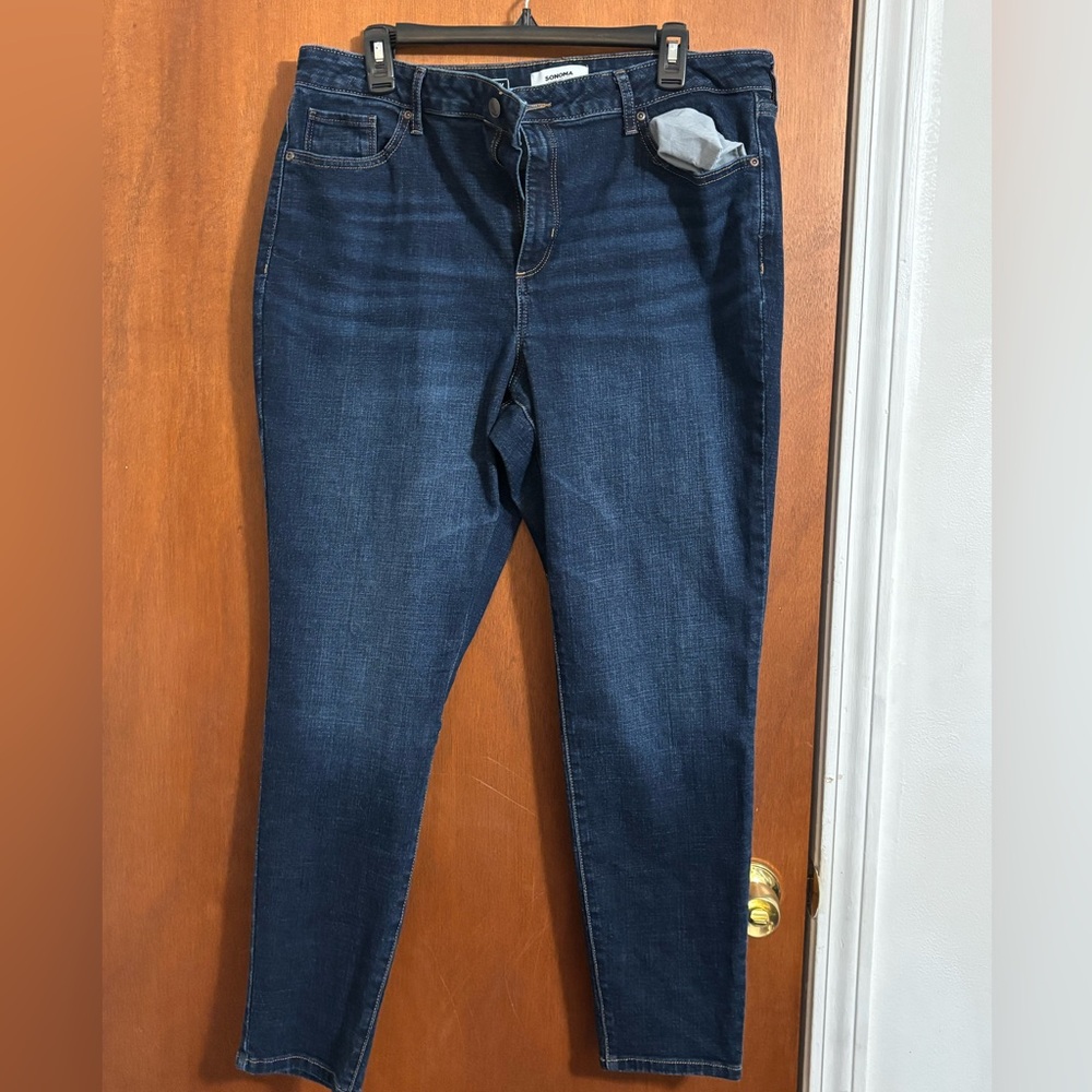 Sonoma Goods for Life Curvy Skinny Jeans Size 18R
